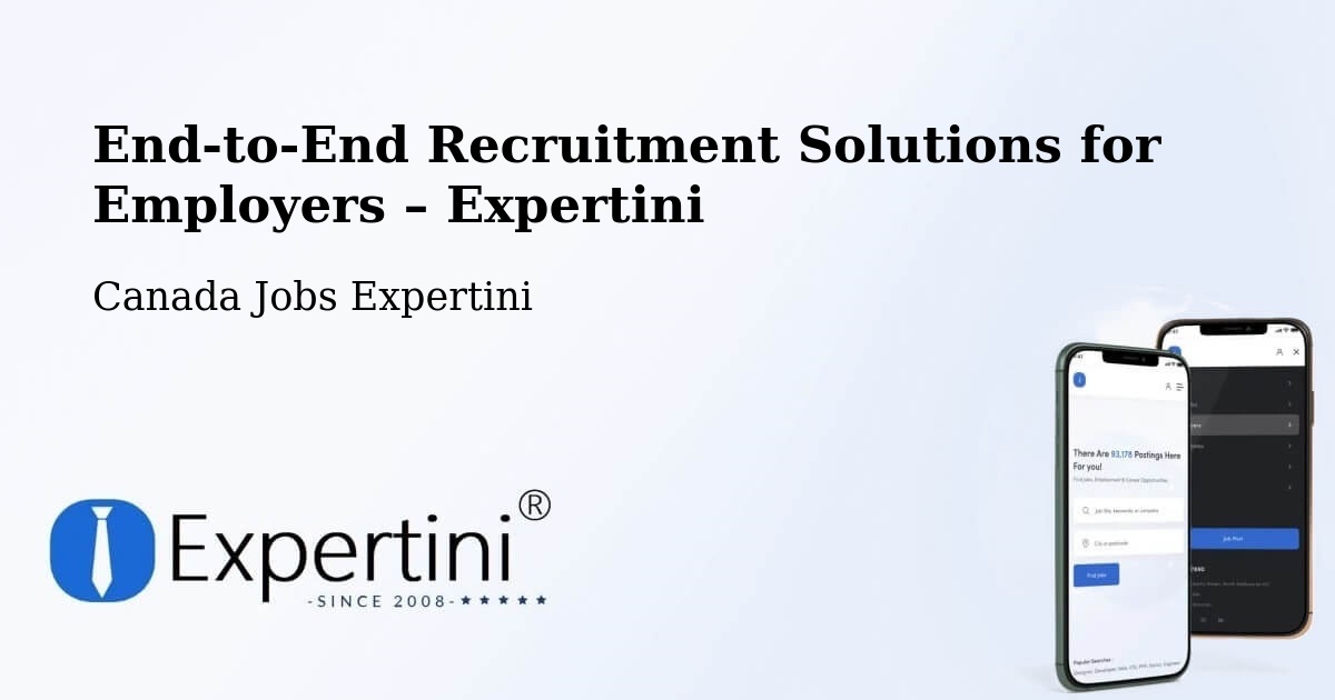 Recruitment Solutions for Employers – Uxbridge - Uxbridge, Canada Jobs Expertini